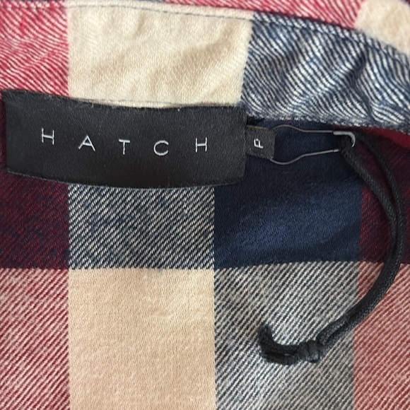 Hatch The Boyfriend Shirt Plaid Flannel - NWOT - Size P (Petite) - Picture 4 of 6